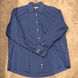 Blue Casual Button Down